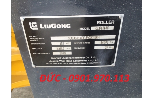 Lu rung LiuGong CLG6114E