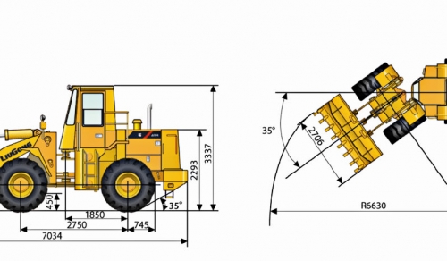 MÁY XÚC LẬT LIUGONG ZL40B - DUNG TÍCH GẦU 2,2 m3